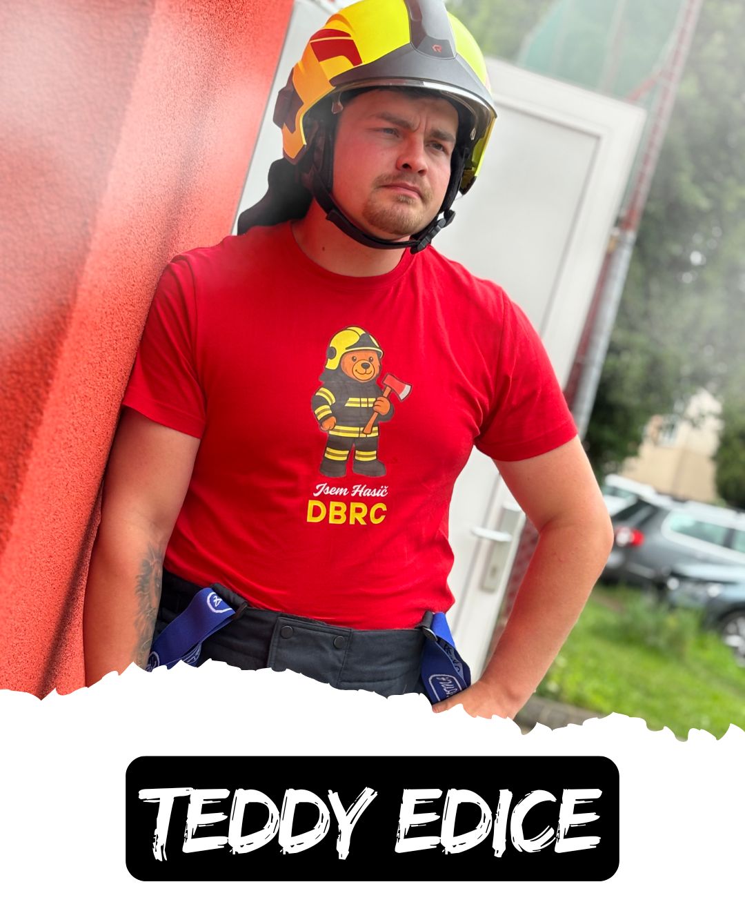 Tričko MEDVĚD HASIČ FIRE EDITION | Exkluzivní hasičské tričko pro pravé hrdiny