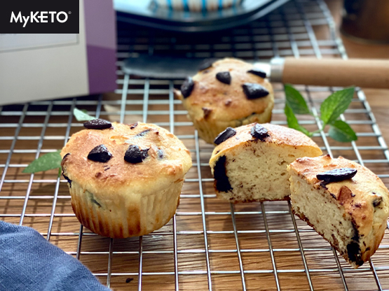 Low crab keto vanilkové muffiny z koktejlu MyKETO