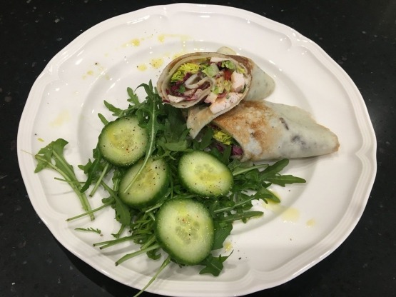 MyKETO low carb kuřecí wrap