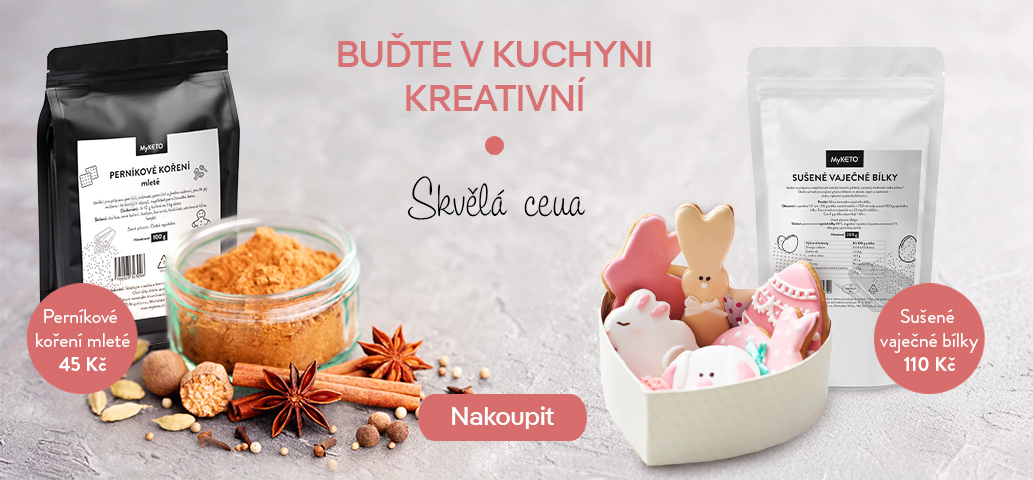 Perníkové koření a bílky akce