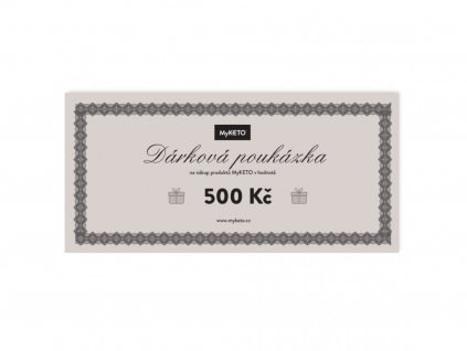 dárková pukázka 500 kč