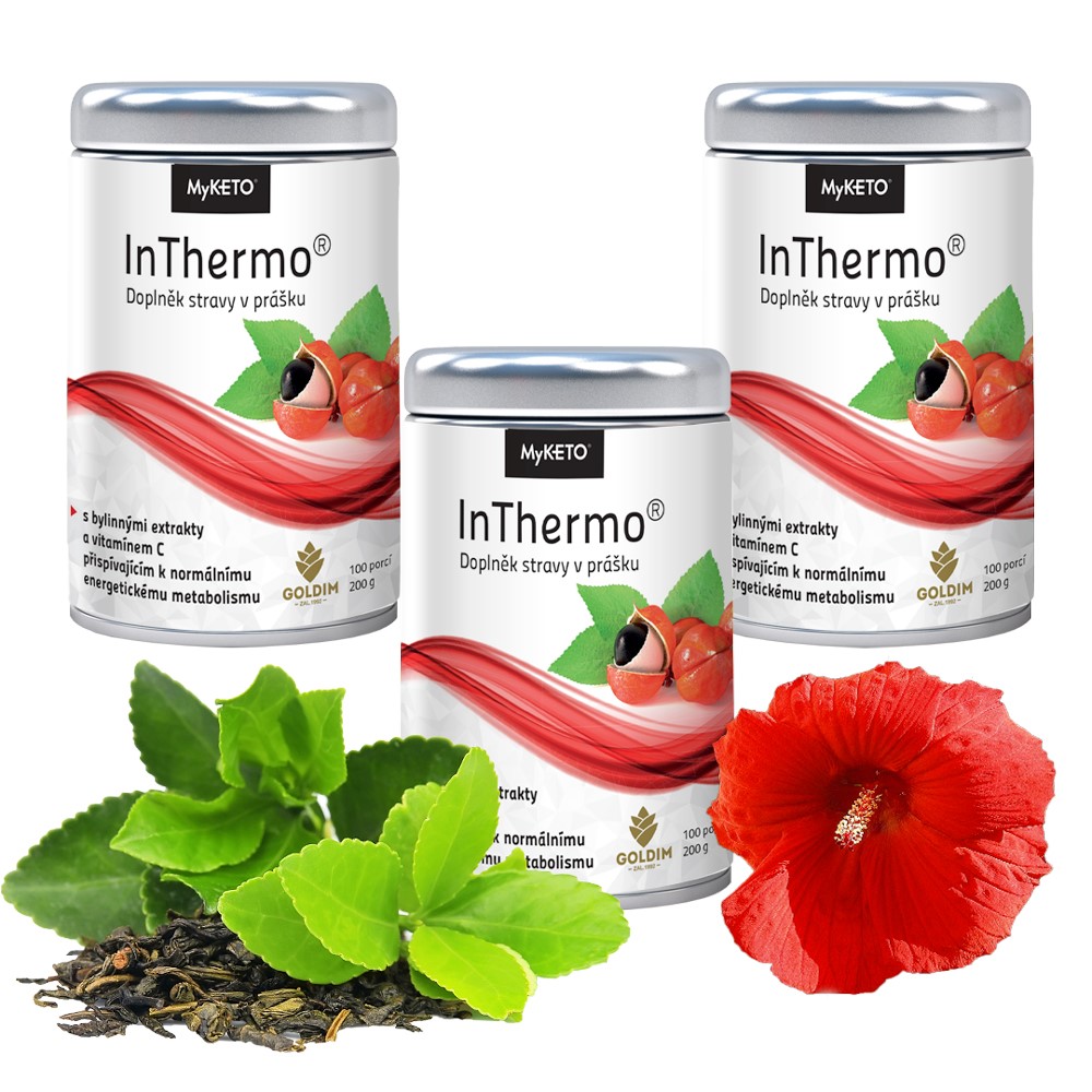 InThermo bioaktivní čajs extrakty pro hubnutí
3x200g 300 porcí
