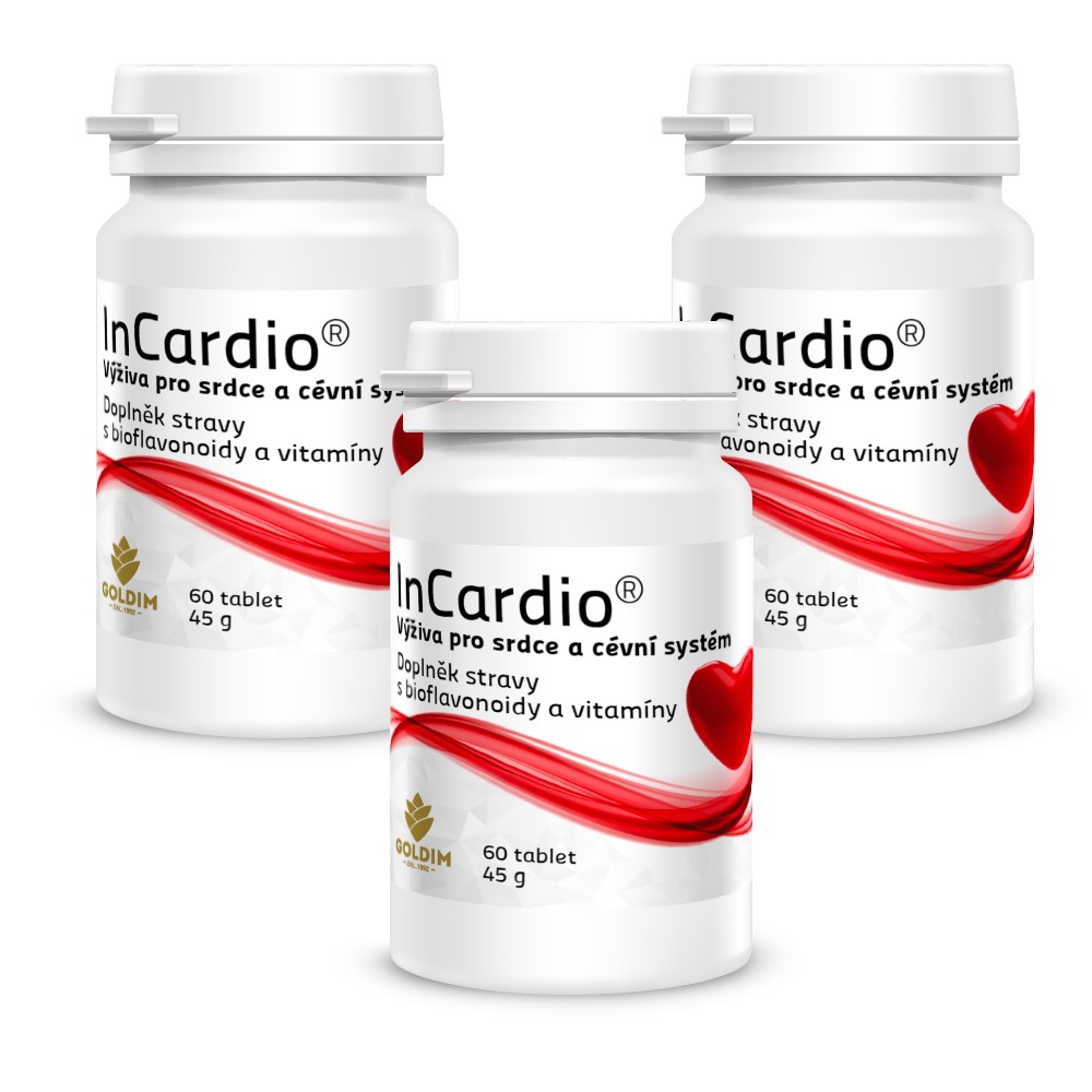 InCardio® intenzivní výživa pro srdce a cévy3x 60 kapslí