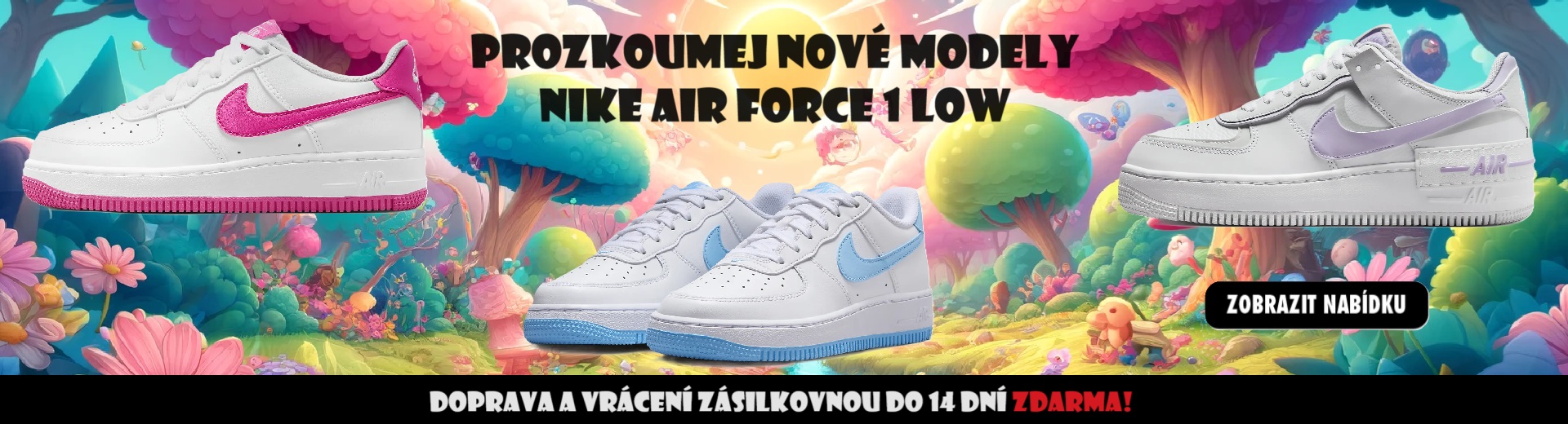 Prozkoumej nové modely Nike Air Force 1 Low