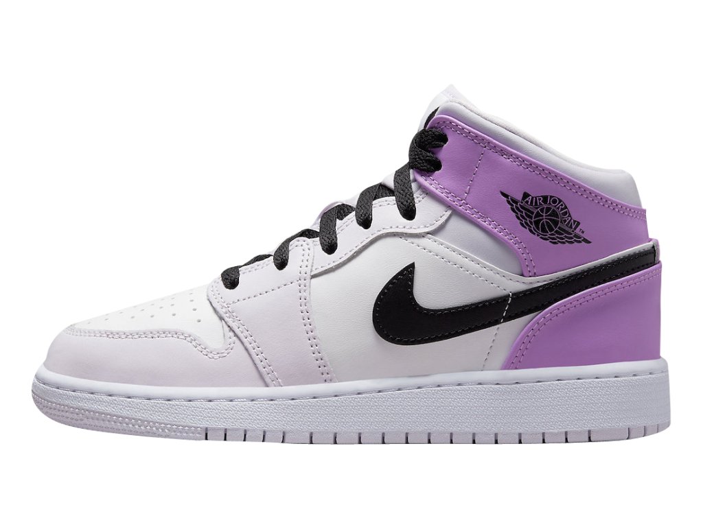 Jordan 1 Mid Barely Grape (GS)