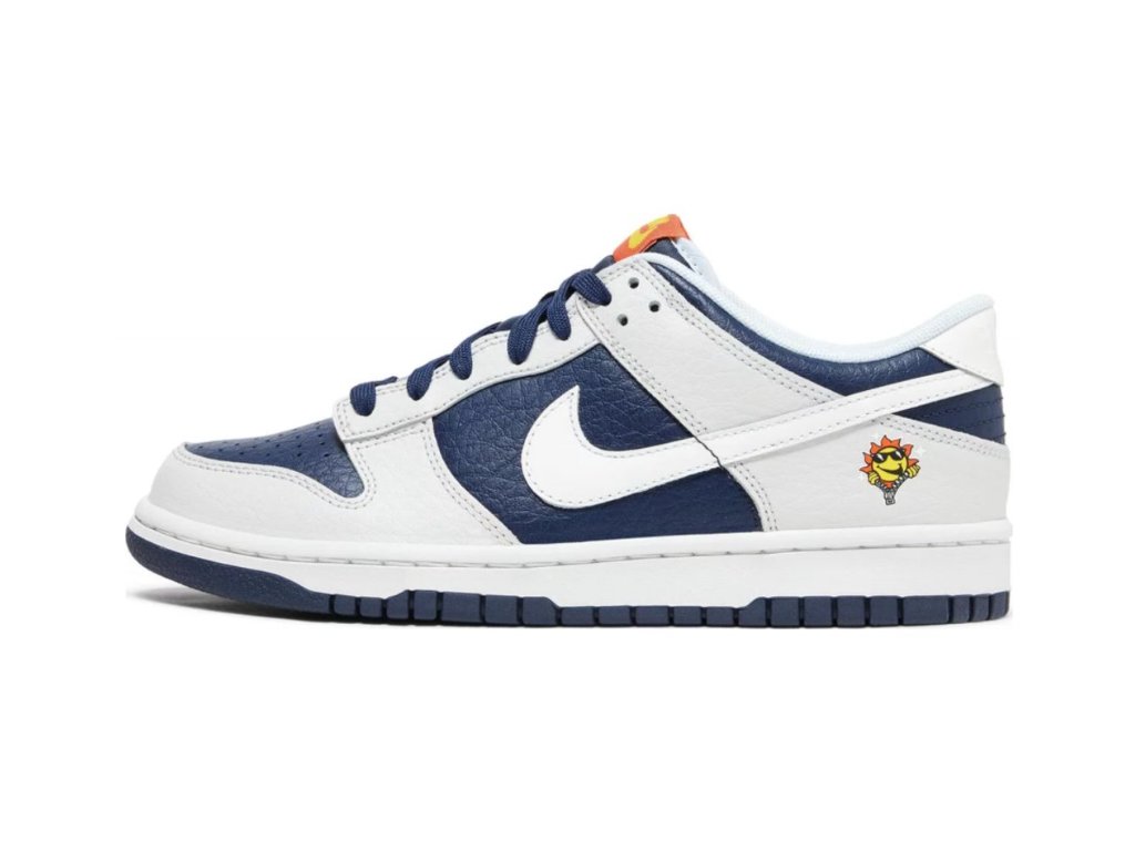 Nike Dunk Low UV Reactive Photon Dust Midnight Navy (GS)