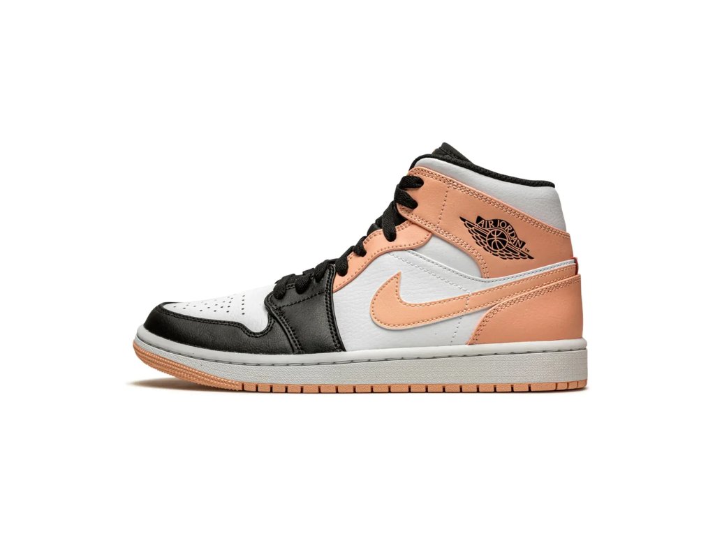 Jordan 1 Mid Arctic Orange Black Toe