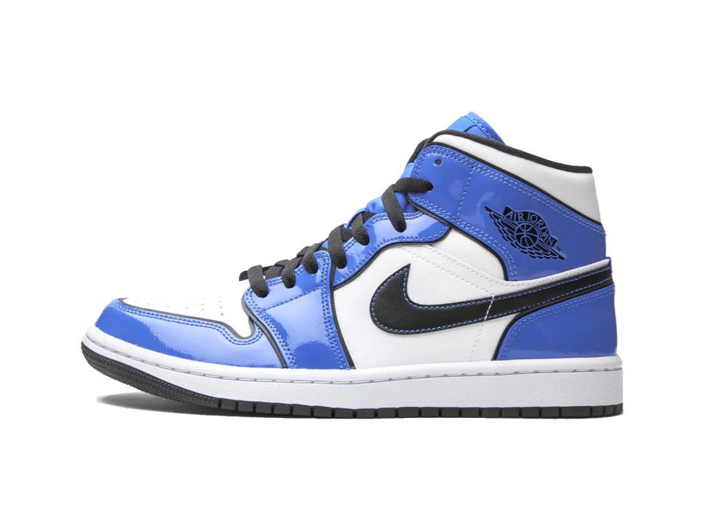 Jordan 1 Mid Signal Blue