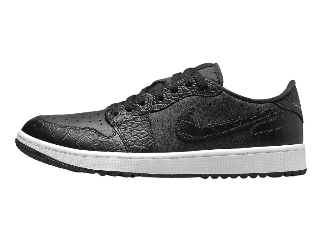Jordan 1 Low Golf Black Croc