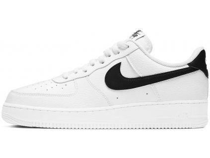 Nike Air Force 1 Low '07 White Black Pebbled Leather