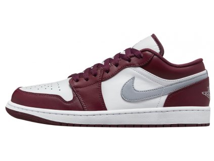 Jordan 1 Low White Bordeaux