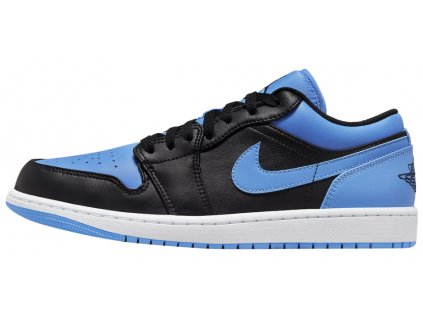 Jordan 1 Low Black University Blue