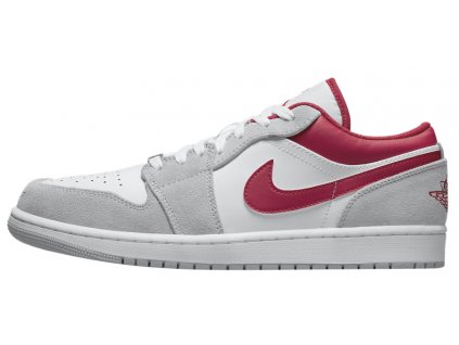 Jordan 1 Low SE Light Smoke Grey Gym Red