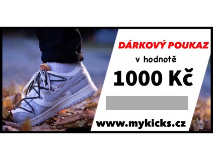 Dárkový poukaz v hodnotě 1 000 Kč