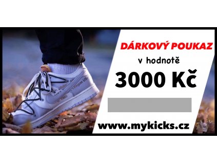 Dárkový poukaz v hodnotě 3 000 Kč