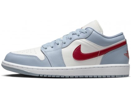 Jordan 1 Low Blue Whisper Dune Red (Women's)