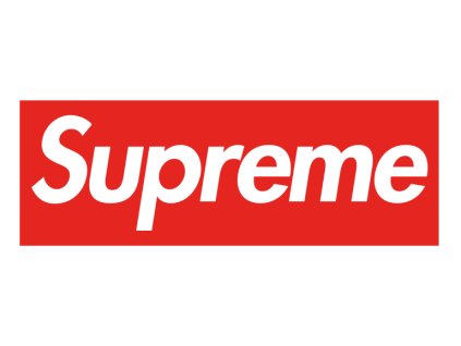 Supreme samolepka