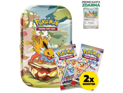 Pokémon: Prismatic Evolutions - Mini Tin