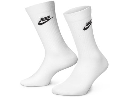 Nike Sportswear Everyday Essential Crew Socks White Black