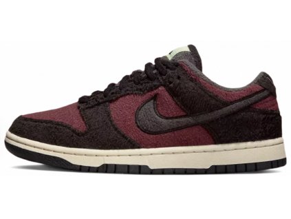 Nike Dunk Low SE Fleece Pack Burgundy Crush (Women's)