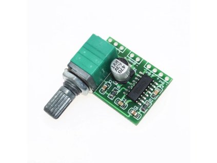 Audio zosilňovač s potenciometrom PAM8403 1
