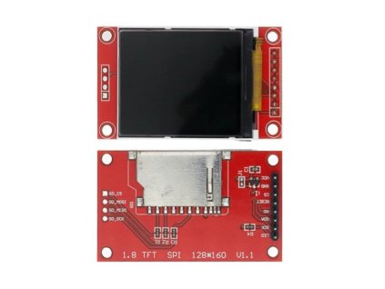 TFT nedotykový display 1.8” 128x160 RGB 1
