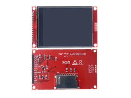 TFT nedotykový display 2.8” 240x320 RGB 1