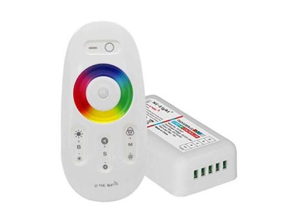 LED RGBW ovládač dotykový RF + prijímač SET 1