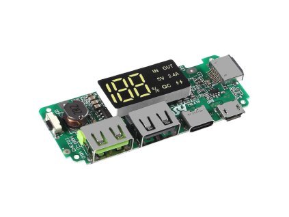 Modul PowerBanky s LED displayom 5V 2,4A 1