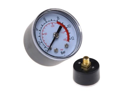 Manometer pre kompresory 0 12BAR 180PSI 1