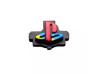 Home tlačidlo pre PS5 s retro motívom čierne 1