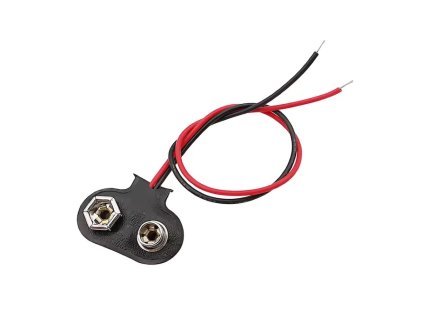 Napájací konektor pre 9V batériu s vodičmi 15cm 1