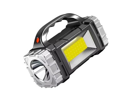 Multifunkčné COB Pracovné Svetlo Nabíjateľné solárnou energiou aj s USB 1