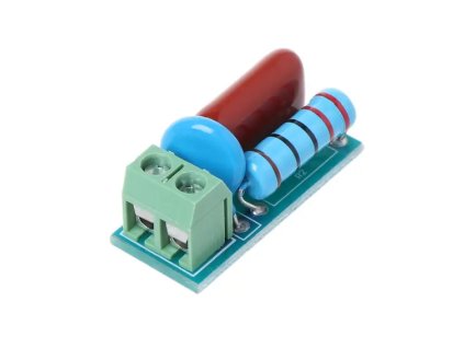 RC snubber pre spínanie indukčnej záťaže 1