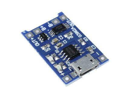 TP4056 Micro USB nabíjací modul pre 18650 Li ion batérie s ochranou 1