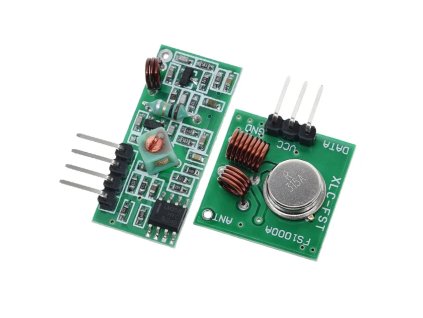 315MHz RF vysielač a prijímač 1