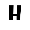 Letter H