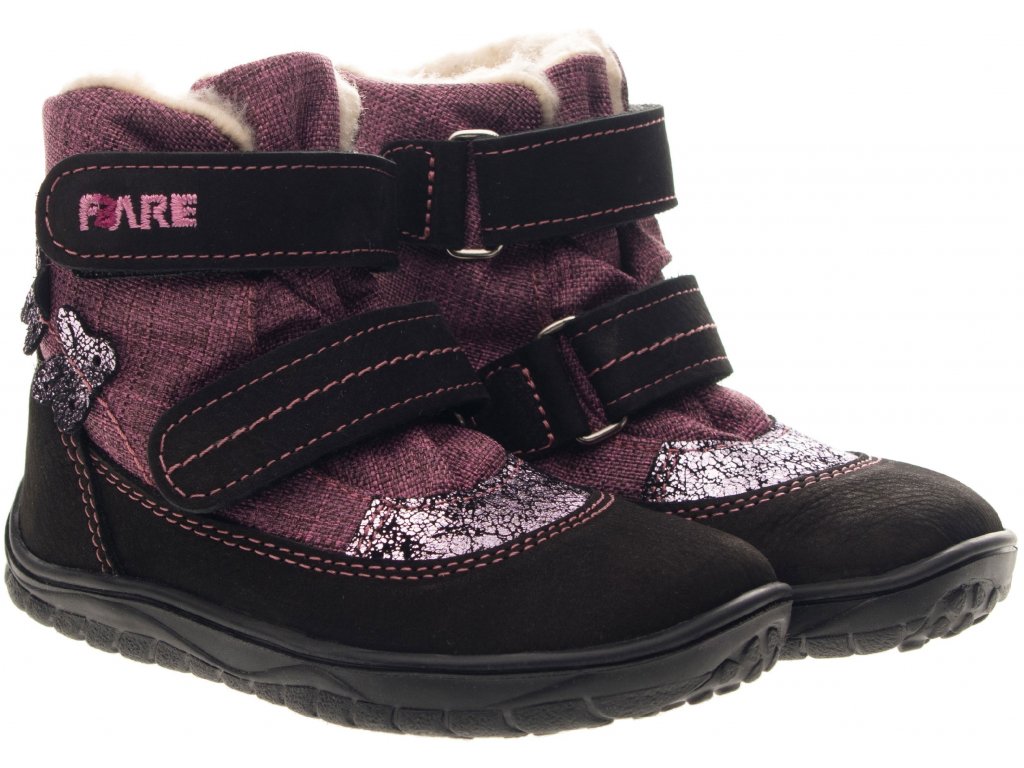 Zimní barefoot botičky Fare - B5441211