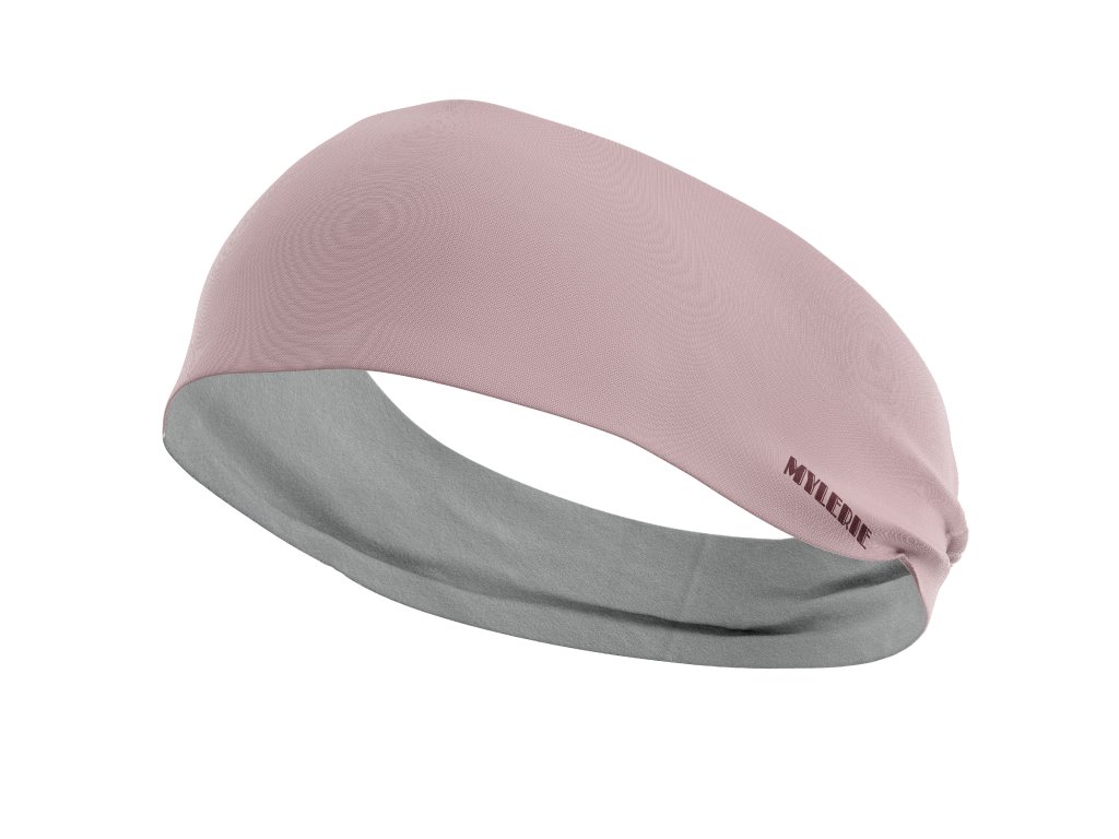 Dětská funkční jednovrstvá čelenka - starorůžová