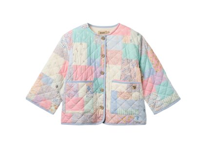 Prošívaná bunda Wheat Inaja - Patchwork flowers