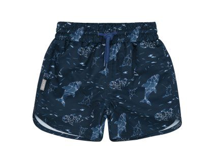 Dětské UV plavecké šortky - Navy Whale Play