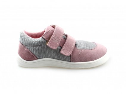 Baby Bare Shoes Febo Sneakers Grey/Pink