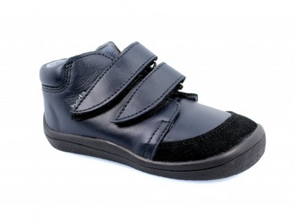 Celoroční barefoot boty Beda - Just black (užší pata)