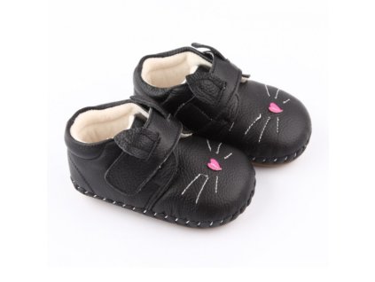 Zateplené barefoot capáčky Tereza - Černé