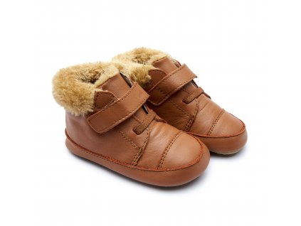 Zimní barefoot botičky - Mountain Bub Tan