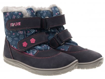 Zimní barefoot botičky Fare - B5441203