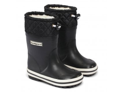 Zateplené vysoké holinky Bundgaard Rubber Boot - Black