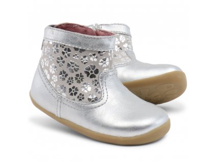 Kotníkové Bobux Step up - Classic Gaze Boot Silver