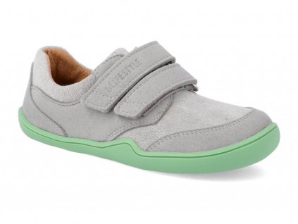 Barefoot tenisky Blifestyle CROCODILE - Mittelgrau