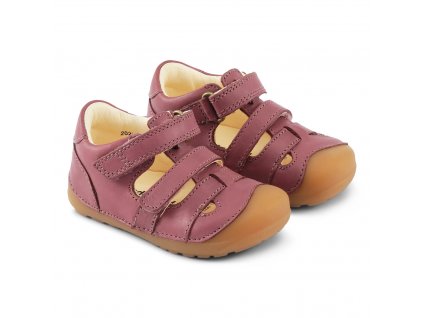 Barefoot Bundgaard sandály - Petit sandal Dark Rose